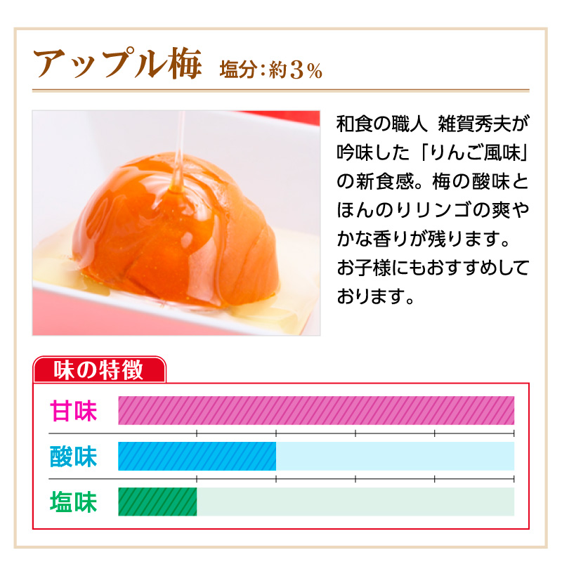 梅干し,梅干,うめぼし,紀州南高梅,アップル