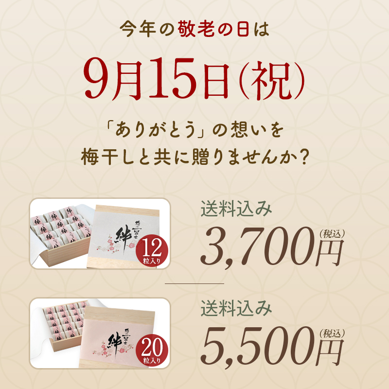 敬老の日,梅干し,紀州南高梅,健康,桐箱,個包装