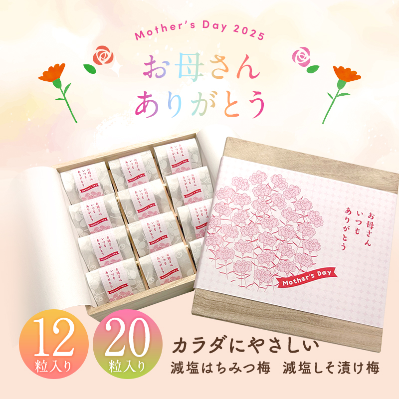 母の日ギフト,梅干し,紀州南高梅,健康,桐箱,個包装