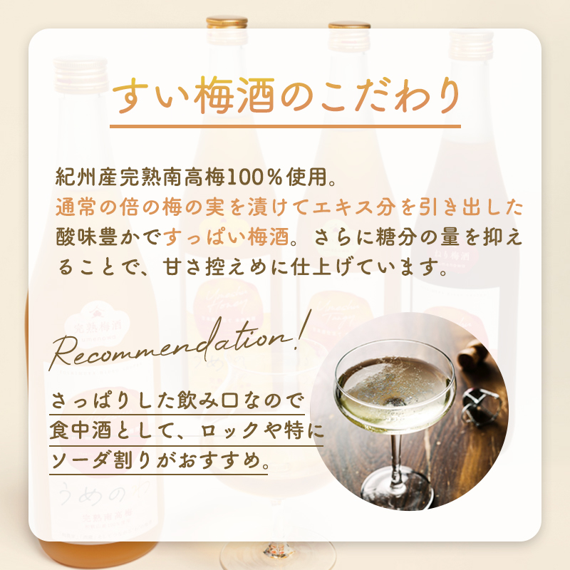 梅酒,お酒,すい梅酒,吉村秀雄商店,和歌山